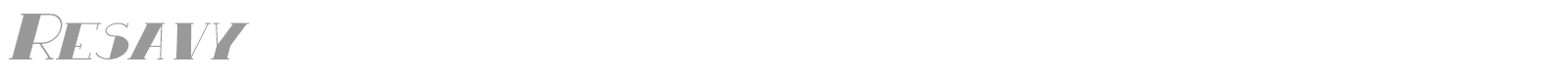 Resavy font preview
